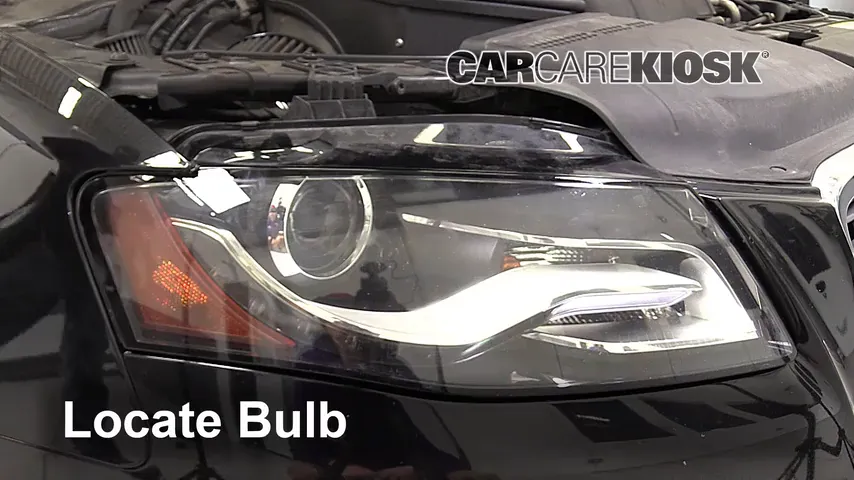 2011 Audi S4 3.0L V6 Supercharged Lights Highbeam (replace bulb)